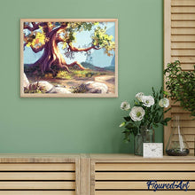 Charger l'image dans la galerie, Broderie Diamant | Broderie Diamant - Arbre en Fleurs | arbres Broderie Paysages fleurs paysages | FiguredArt