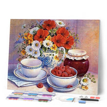 Charger l'image dans la galerie, Broderie Diamant | Broderie Diamant - Confiture et Framboises | Broderie Cuisine cuisine | FiguredArt