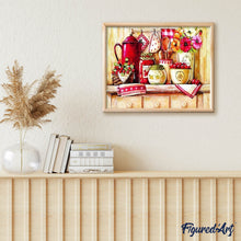 Charger l'image dans la galerie, Broderie Diamant | Broderie Diamant - A la Cuisine | Broderie Cuisine cuisine | FiguredArt