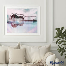 Charger l'image dans la galerie, Broderie Diamant | Broderie Diamant - Paysage Guitare | Broderie Paysages paysages | FiguredArt