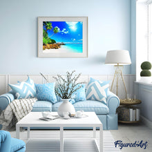 Charger l'image dans la galerie, Broderie Diamant | Broderie Diamant - Ile paradisiaque | Broderie Paysages paysages | FiguredArt