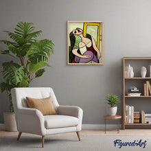 Charger l'image dans la galerie, Broderie Diamant | Broderie Diamant - Femme Picasso | Broderie Reproduction dOeuvres picasso reproduction doeuvres | FiguredArt