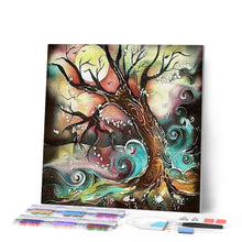 Charger l'image dans la galerie, Broderie Diamant | Broderie Diamant - Arbre enchanté | arbres Broderie Paysages paysages | FiguredArt