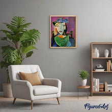 Charger l'image dans la galerie, Broderie Diamant | Broderie Diamant - Femme au Visage double | Broderie Reproduction dOeuvres reproduction doeuvres | FiguredArt