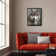 Charger l'image dans la galerie, Broderie Diamant | Broderie Diamant - Regard de Louve | animaux Broderie Animaux | FiguredArt