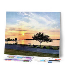 Charger l'image dans la galerie, Broderie Diamant | Broderie Diamant - Lac doré | Broderie Paysages paysages | FiguredArt