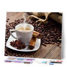 Charger l'image dans la galerie, Broderie Diamant | Broderie Diamant - Café et Cannelle | Broderie Cuisine cuisine | FiguredArt