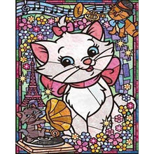 Charger l'image dans la galerie, Broderie Diamant | Broderie Diamant - Les Aristochats Vitrail | animaux Broderie Animaux | FiguredArt