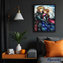 Charger l'image dans la galerie, Broderie Diamant | Broderie Diamant - Couple Vitrail | autres Broderie Autres | FiguredArt