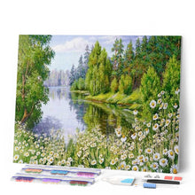 Charger l'image dans la galerie, Broderie Diamant | Broderie Diamant - Près du Lac | Broderie Paysages paysages | FiguredArt