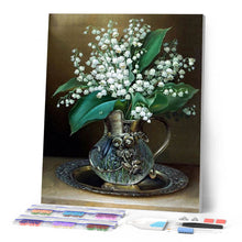Charger l'image dans la galerie, Broderie Diamant | Broderie Diamant - Muguet | Broderie Fleurs fleurs | FiguredArt