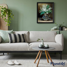 Charger l'image dans la galerie, Broderie Diamant | Broderie Diamant - Muguet | Broderie Fleurs fleurs | FiguredArt