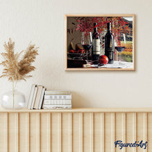 Charger l'image dans la galerie, Broderie Diamant | Broderie Diamant - Vin Rouge | Broderie Cuisine cuisine | FiguredArt