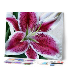 Charger l'image dans la galerie, Broderie Diamant | Broderie Diamant - Lys rouge | Broderie Fleurs fleurs | FiguredArt