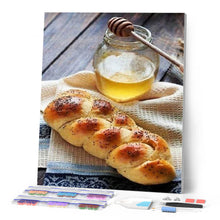 Charger l'image dans la galerie, Broderie Diamant | Broderie Diamant - Brioche et Miel | Broderie Cuisine cuisine | FiguredArt