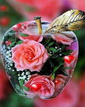 Charger l'image dans la galerie, Broderie Diamant | Broderie Diamant - Pomme fleurie | Broderie Fleurs fleurs | FiguredArt