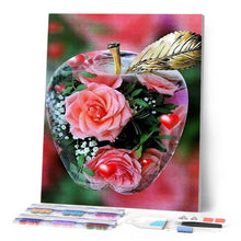 Charger l'image dans la galerie, Broderie Diamant | Broderie Diamant - Pomme fleurie | Broderie Fleurs fleurs | FiguredArt