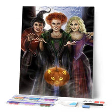 Charger l'image dans la galerie, Broderie Diamant | Broderie Diamant - Les Sorcières dHalloween | autres Broderie Autres halloween | FiguredArt
