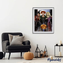 Charger l'image dans la galerie, Broderie Diamant | Broderie Diamant - Les Sorcières dHalloween | autres Broderie Autres halloween | FiguredArt