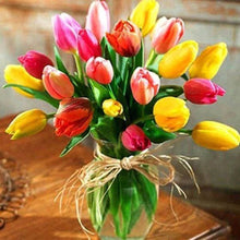 Charger l'image dans la galerie, Broderie Diamant | Broderie Diamant - Bouquet de Tulipes | Broderie Fleurs fleurs | FiguredArt