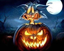 Charger l'image dans la galerie, Broderie Diamant | Broderie Diamant - Citrouille dHalloween | autres Broderie Autres halloween | FiguredArt