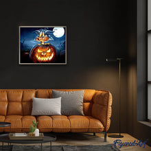 Charger l'image dans la galerie, Broderie Diamant | Broderie Diamant - Citrouille dHalloween | autres Broderie Autres halloween | FiguredArt