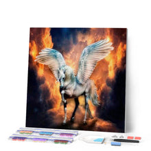 Charger l'image dans la galerie, Broderie Diamant | Broderie Diamant - Cheval volant | animaux Broderie Animaux chevaux | FiguredArt