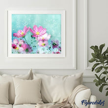 Charger l'image dans la galerie, Broderie Diamant | Broderie Diamant - Fleurs et Flocons | Broderie Fleurs fleurs | FiguredArt