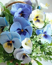 Charger l'image dans la galerie, Broderie Diamant | Broderie Diamant - Bouquet de Pensées | Broderie Fleurs fleurs | FiguredArt