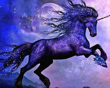 Charger l'image dans la galerie, Broderie Diamant | Broderie Diamant - Licorne scintillante | animaux Broderie Animaux licornes | FiguredArt