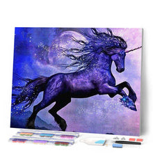 Charger l'image dans la galerie, Broderie Diamant | Broderie Diamant - Licorne scintillante | animaux Broderie Animaux licornes | FiguredArt