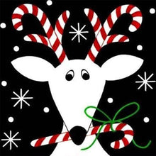 Charger l'image dans la galerie, Broderie Diamant | Broderie Diamant - Renne de Noël | autres Broderie Autres Noël rennes et biches | FiguredArt