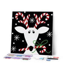 Charger l'image dans la galerie, Broderie Diamant | Broderie Diamant - Renne de Noël | autres Broderie Autres Noël rennes et biches | FiguredArt