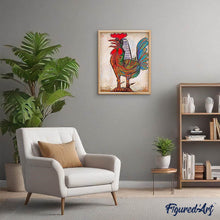 Charger l'image dans la galerie, Broderie Diamant | Broderie Diamant - Coq | animaux Broderie Animaux coqs | FiguredArt