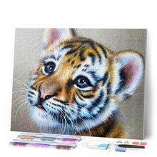 Charger l'image dans la galerie, Broderie Diamant | Broderie Diamant - Bébé Tigre | animaux Broderie Animaux tigres | FiguredArt