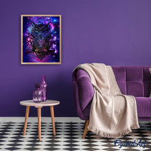Charger l'image dans la galerie, Broderie Diamant | Broderie Diamant - Hibou dans la Nuit | animaux Broderie Animaux chouettes et hiboux | FiguredArt