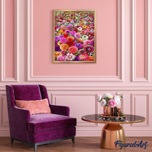 Charger l'image dans la galerie, Broderie Diamant | Broderie Diamant - Champ de Fleurs | Broderie Fleurs fleurs | FiguredArt