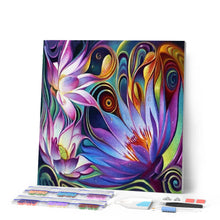Charger l'image dans la galerie, Broderie Diamant | Broderie Diamant - Fleurs artistiques | Broderie Fleurs fleurs | FiguredArt