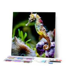 Charger l'image dans la galerie, Broderie Diamant | Broderie Diamant - Hippocampe | animaux Broderie Animaux | FiguredArt