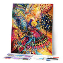 Charger l'image dans la galerie, Broderie Diamant | Broderie Diamant - Paons artistiques | animaux Broderie Animaux paons | FiguredArt