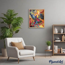 Charger l'image dans la galerie, Broderie Diamant | Broderie Diamant - Paons artistiques | animaux Broderie Animaux paons | FiguredArt