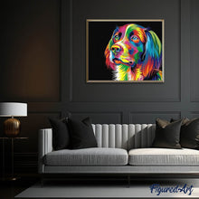 Charger l'image dans la galerie, Broderie Diamant | Broderie Diamant - Chien Pop Art | animaux Broderie Animaux chiens Pop Art | FiguredArt
