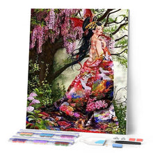 Charger l'image dans la galerie, Broderie Diamant | Broderie Diamant - Robe fleurie | Broderie Fleurs fleurs | FiguredArt