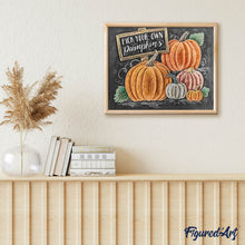Charger l'image dans la galerie, Broderie Diamant | Broderie Diamant - Citrouilles | autres Broderie Autres | FiguredArt