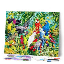 Charger l'image dans la galerie, Broderie Diamant | Broderie Diamant - Perroquets | animaux Broderie Animaux oiseaux perroquets | FiguredArt
