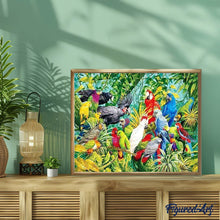 Charger l'image dans la galerie, Broderie Diamant | Broderie Diamant - Perroquets | animaux Broderie Animaux oiseaux perroquets | FiguredArt
