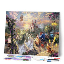 Charger l'image dans la galerie, Broderie Diamant | Broderie Diamant - Le château enchanté | Broderie Paysages chateaux paysages | FiguredArt