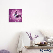 Charger l'image dans la galerie, Broderie Diamant | Broderie Diamant - Pendule et Papillons | animaux Broderie Animaux papillons | FiguredArt