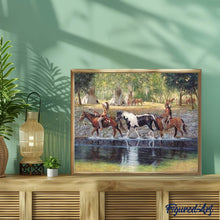 Charger l'image dans la galerie, Broderie Diamant | Broderie Diamant - Tribu indienne | animaux Broderie Animaux | FiguredArt