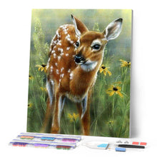 Charger l'image dans la galerie, Broderie Diamant | Broderie Diamant - Petit Faon | animaux Broderie Animaux | FiguredArt